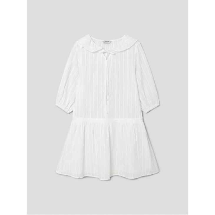 에잇세컨즈. 에잇세컨즈 프릴 디테일 원피스  아이보리 356371SM20