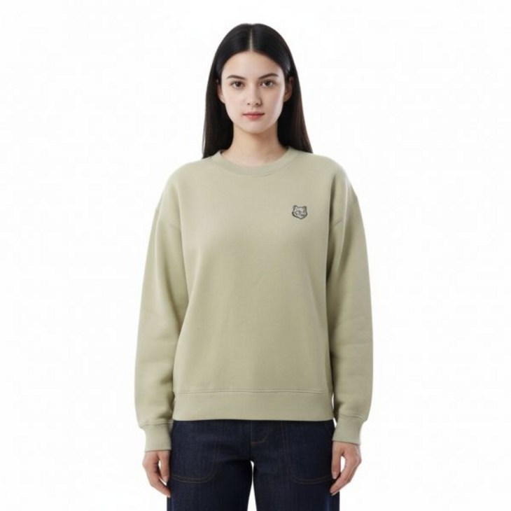 공식정품 메종 키츠네 여성 맨투맨 티셔츠 선물 MAISON KITSUNE BOLD FOX HEAD PATCH COMFORT SWEATSHIRT MW00315KM0307P35