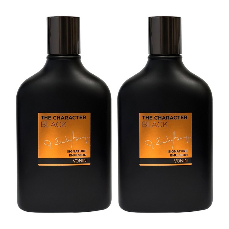 보닌 더캐릭터 블랙 시그니처 에멀전, 140ml, 2개