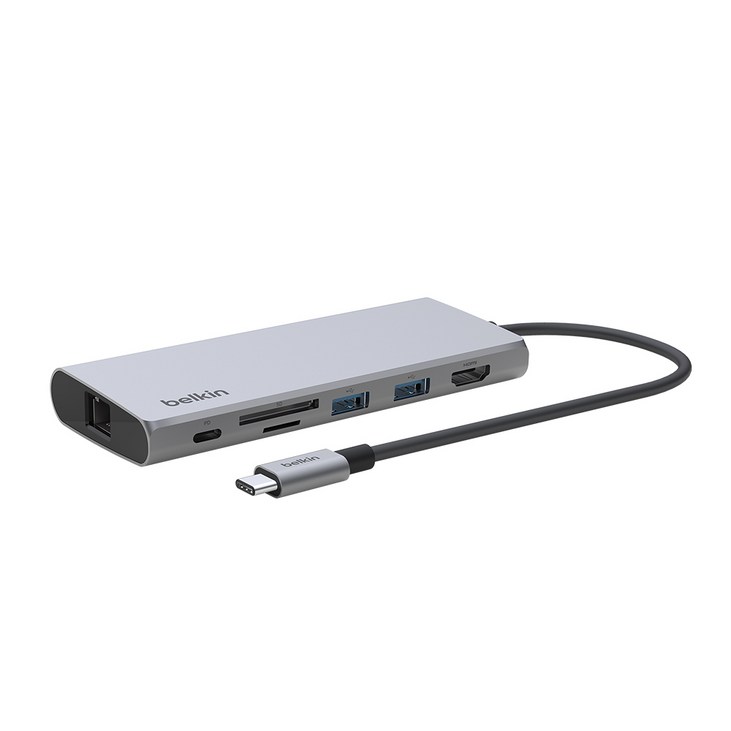 벨킨 7in1 USB C타입 멀티 포트 어댑터 허브 INC009 벨킨 7in1 USB C타입 멀티 포트 어댑터 허브 INC009