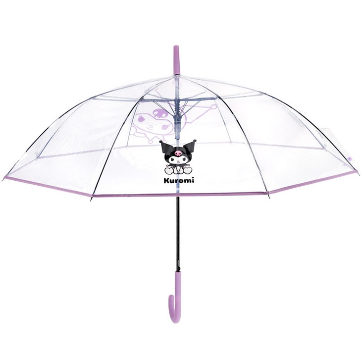 산리오 캐릭터 투명 장우산 여성 자동우산 여자 우산 살길이 60cm 헬로키티 시나모롤 쿠로미 마이멜로디 폼폼푸린 포차코 - 쇼핑앤샵