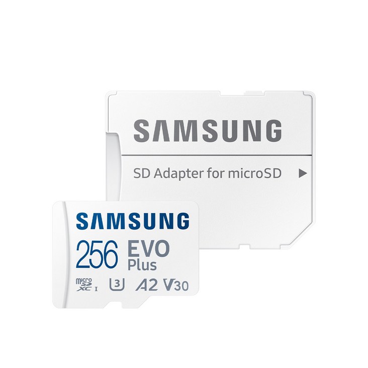 삼성sd카드256 삼성 공식인증 마이크로SD 메모리카드 EVO PLUS 256GB MB-MC256KA