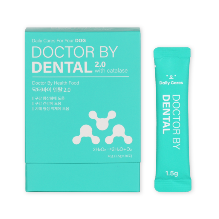 닥터바이 강아지 덴탈 구강 관리 영양제 1.5g x 30p, 구강 앤 치석, 1개 닥터바이 강아지 덴탈 구강 관리 영양제 1.5g x 30p, 구강 앤 치석, 1개