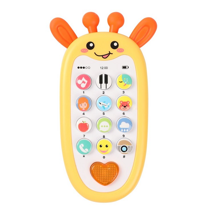 베어블리 73가지 멜로디 아기 기린 핸드폰 장난감 통화 전화 역할 놀이, 아기 기린