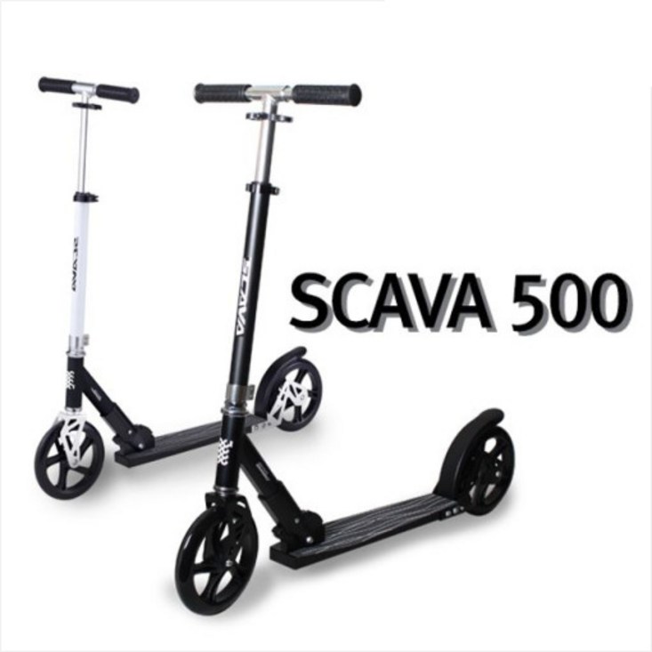 삼천리 자전거 어린이 킥보드 SCAVA 스카바 500 접이식 높이조절 알루미늄 킥보드, 킥보드-SCAVA500_블랙