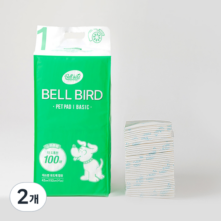 벨버드 강아지 펫패드 베이직 레몬향
