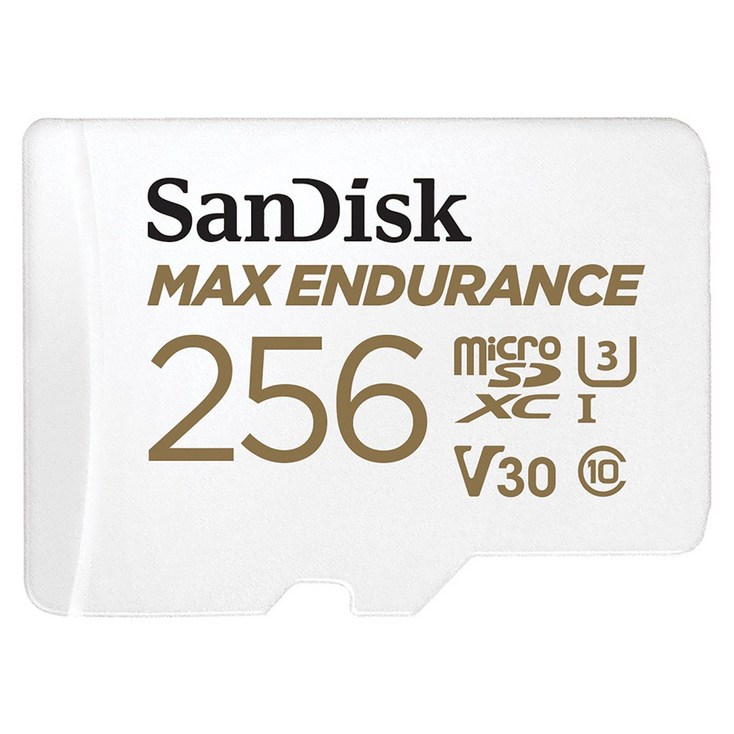 샌디스크 Max Endurance 블랙박스 마이크로 SD 카드, 256GB - 쇼핑뉴스