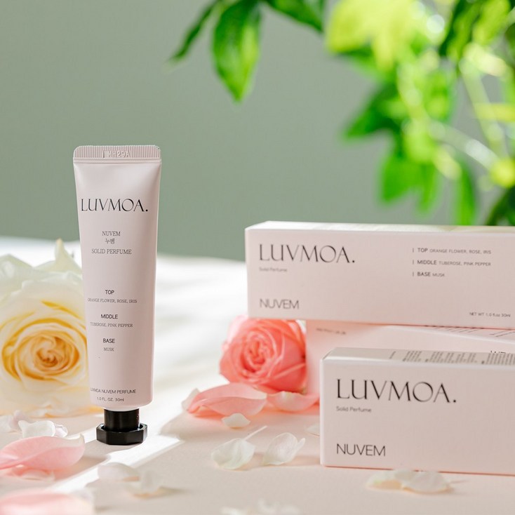러브모아 승무원 고체향수 솔리드 퍼퓸 바르는 명품 니치 여성 무알콜 살냄새 향수, 30ml