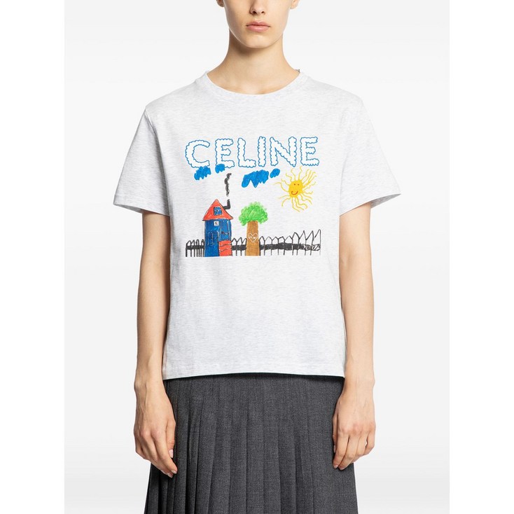 셀린느 graphic Tshirt