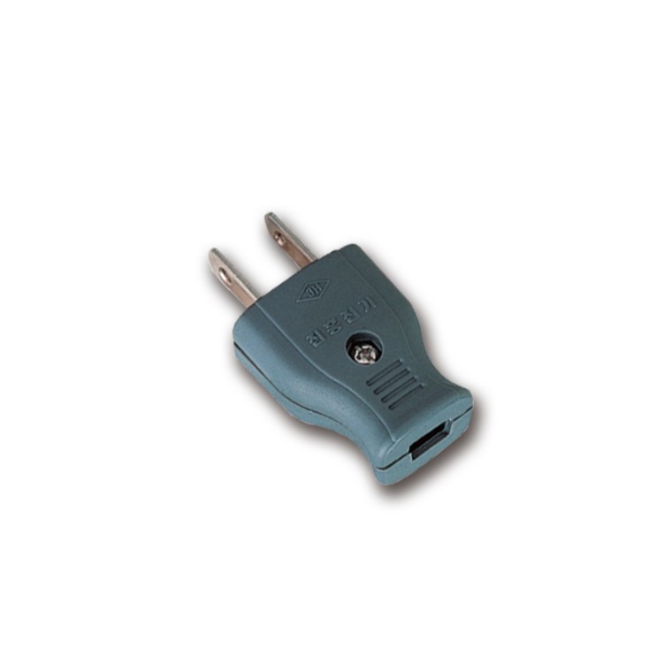 국산 110V 플러그 코드커넥터 보디 무접지 교체, 1개