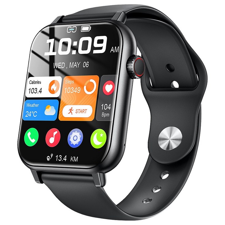 LifeSync 통화가능 스마트 워치 운동측정 2.0인치 대화면 한글판  스마트밴드