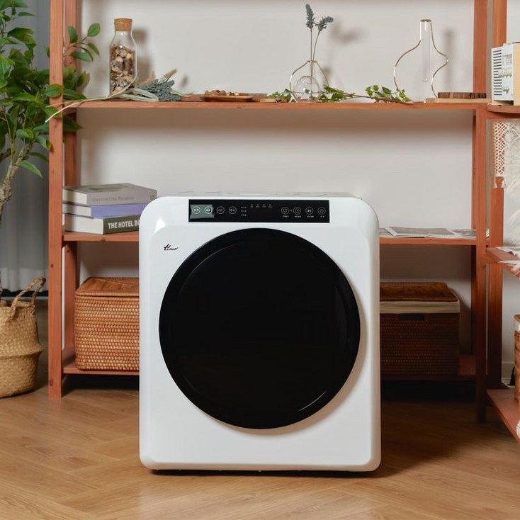 한일전기 미니건조기 5KG 소형 원룸 빨래 의류 수건 건조기배기필터5매건조기시트