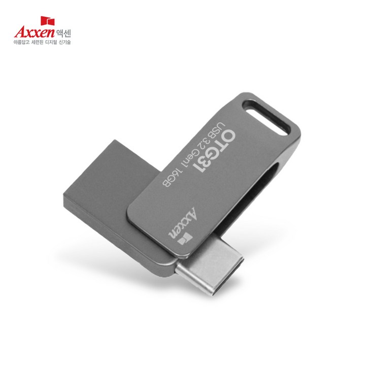 액센 OTG USB 2.0 USB 3.2 Gen 1 OTG USB모음 [레이저 각인 무료], 16GB