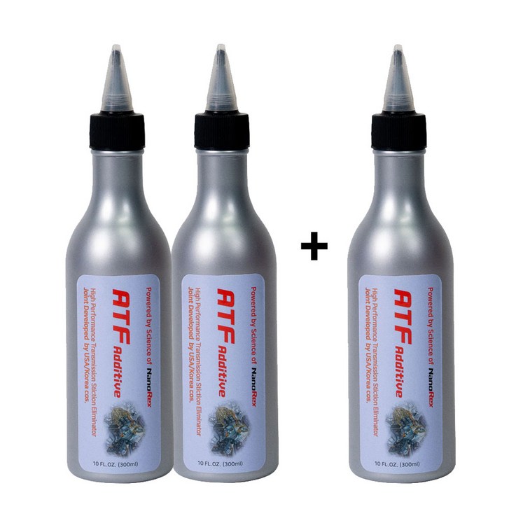 나노렉스 오토미션 ATF 미션오일 첨가제 300ml9L 21 자동변속시 성능복원 MTF,CVT,DCT 변속기, 3개