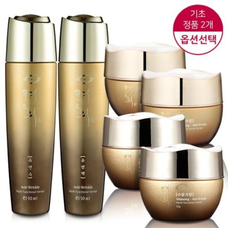 백옥생 려희애 기초 4종스킨,로션,수분크림,아이크림 2개 택1