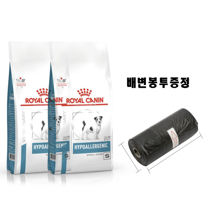 배변봉투증정당일출고로얄 독 하이포알러제닉 스몰독 1키로2개, 2개