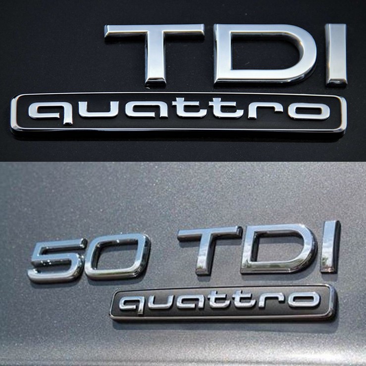 주주 아우디 후면 트렁크 이니셜 전차종 TDI 엠블럼 승용 SUV 크롬 검정 순정형