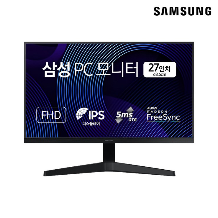 삼성전자 27인치 모니터 FHD IPS 75Hz, 68.6cm, S27C310 삼성전자 27인치 모니터 FHD IPS 75Hz, 68.6cm, S27C310
