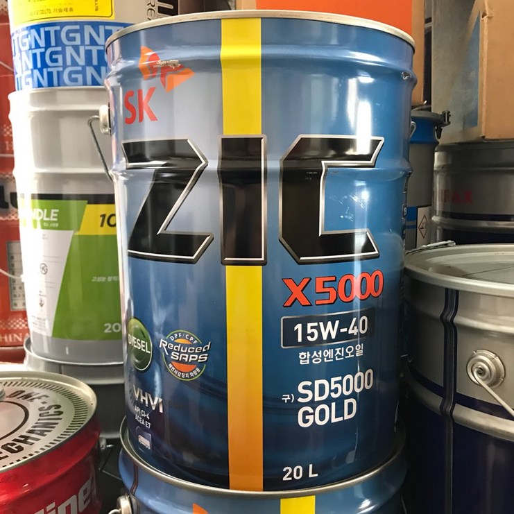 지크 ZIC X5000 SD 5000 GOLD 15W40 20L 디젤엔진오일 디젤 엔진오일, 1Ea, 단일상품, 20L