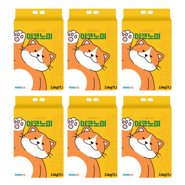 두부랑캣츠 천연 고양이 모래 오리지널 두부랑캣츠 천연 고양이 모래 오리지널