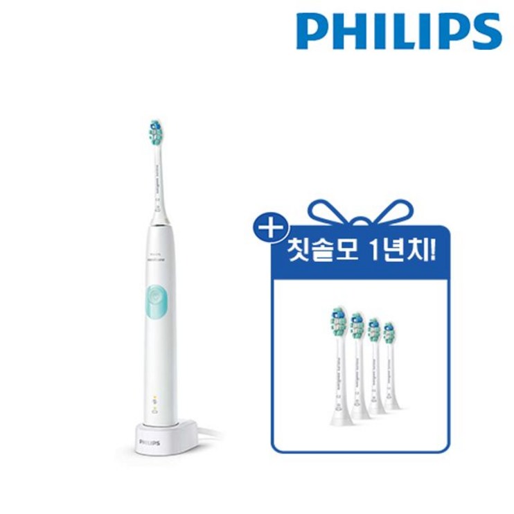 필립스 필립스 소닉케어 음파칫솔 프로텍티브클린 1.0 싱글 HX680706칫솔모 1년치HX9024