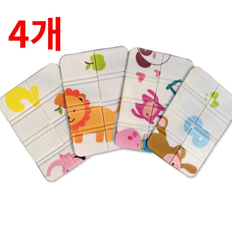 리베라 접이식 휴대용 피크닉 등산 방석 4개6개