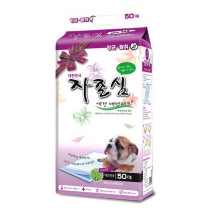 자존심 애견 배변패드 흰색 50매, 4개