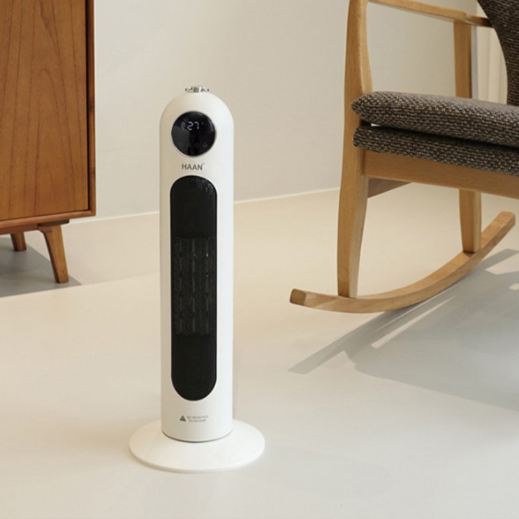 한경희이지라이프 PTC 타워형 사무실 가정용 리모컨 온풍기