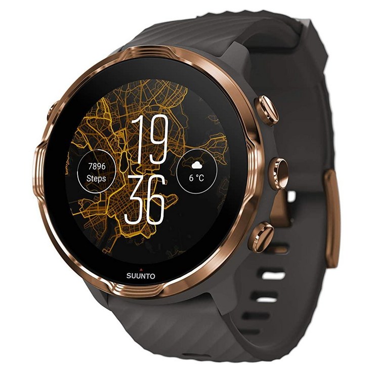 Suunto 7 GPS 스포츠 스마트워치 그래파이트구리 색상 162188