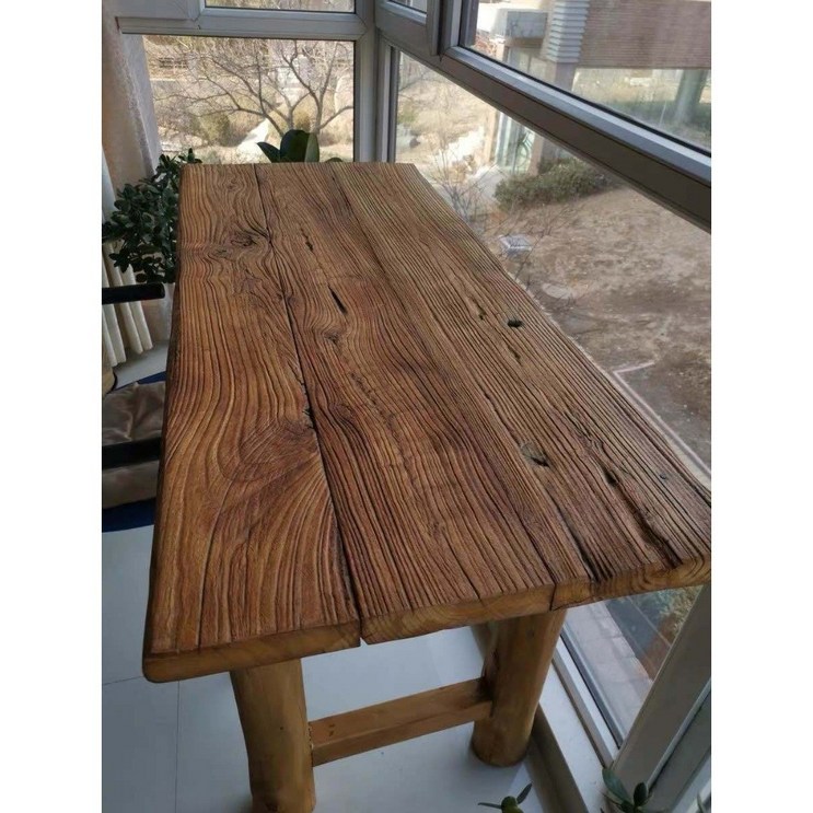 고재 테이블 느릅나무 고제 거실 업소용 사각 가구 카페 식탁 상판 나무 우드 원목