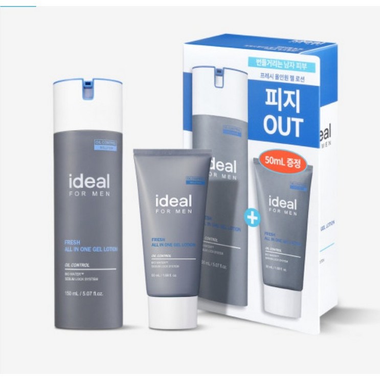 아이디얼 포맨 프레시 올인원 젤 로션 기획세트 150ml50ml