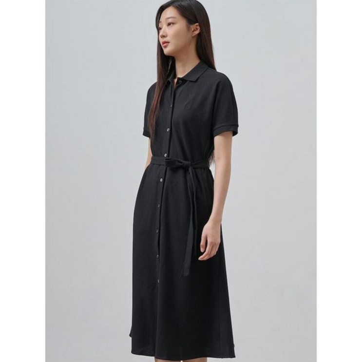 빈폴레이디스 Essential 피케 돌만 소매 원피스 블랙 BF4471E015 빈폴레이디스 Essential 피케 돌만 소매 원피스 블랙 BF4471E015
