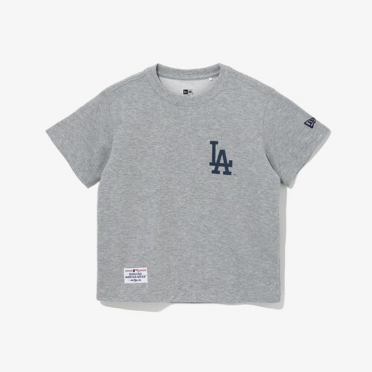 뉴에라키즈 [뉴에라키즈] ] MLB 애니버서리 LA 다저스 티셔츠 헤더 그레이 (13679527) 20230614