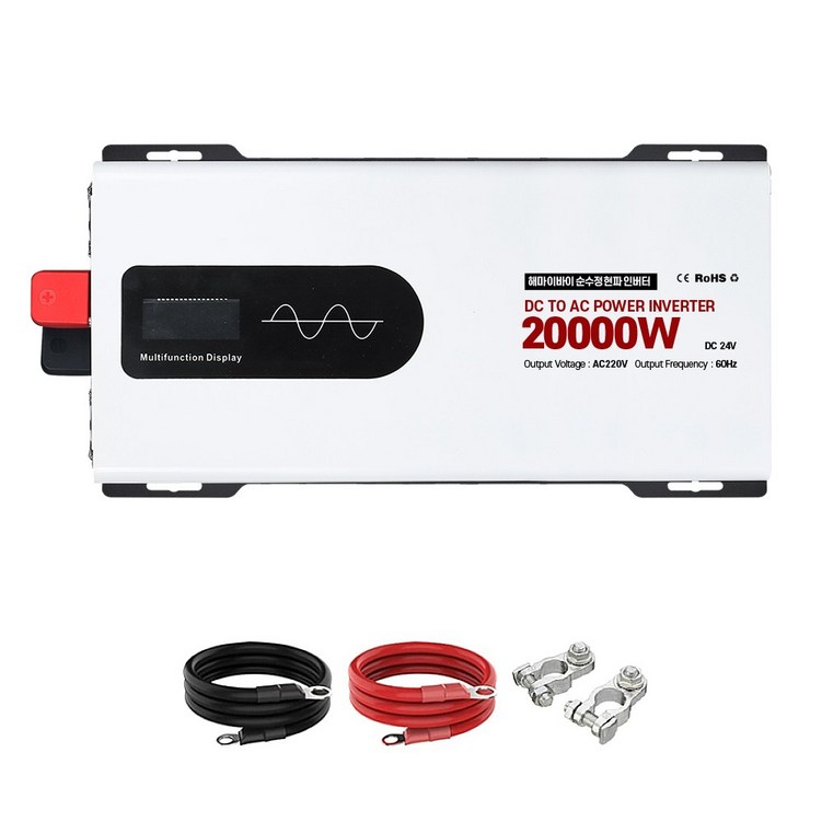 해마이바이 한국형 인버터 순수정현파 국내용 차량용 60Hz 220V, 1개 해마이바이 한국형 인버터 순수정현파 국내용 차량용 60Hz 220V, 1개