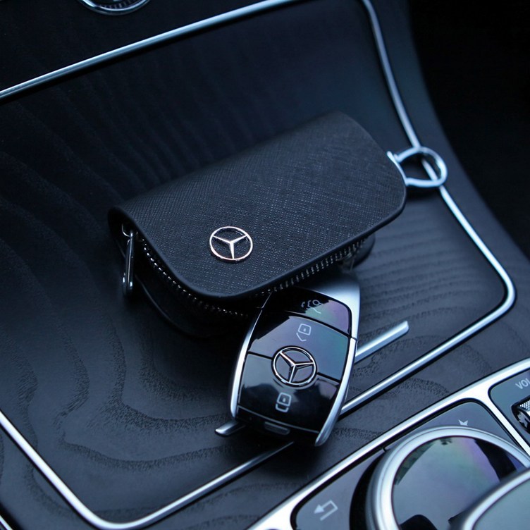 카퓨어 자동차 스마트키 케이스 차종별 엠블럼 가죽 차 키 홀더 지갑 커버