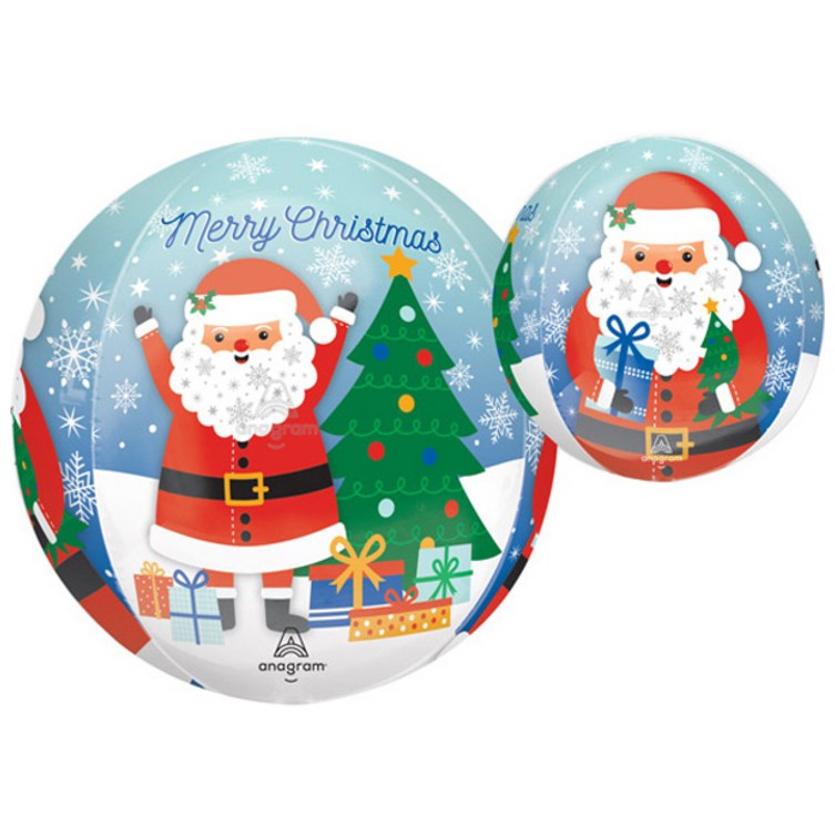 오브 스노우 크리스마스 산타 은박풍선