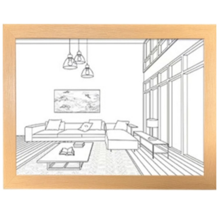 LED 그림 액자 무드등 대형, 우리집 거실