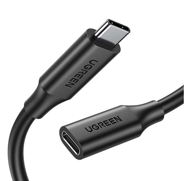 유그린 USB 3.1 Gen2 10Gbps C to C타입 연장케이블, 1개, 1m