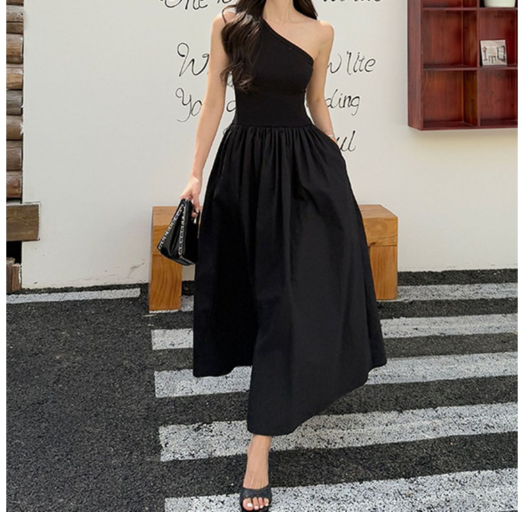 비비에모 캐서린 반 오프숄더 나시 롱 원피스 10659