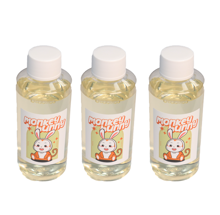 몽키버니 아기집 디퓨저 리필액, 3개, 120ml, 리필액 꽃베개 누워몽