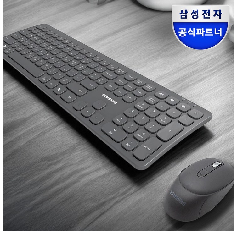 삼성전자 펜타그래프 저소음 블루투스 무선 키보드 마우스 세트 멀티페어링 사무용 무소음 SPM1800Q, 일반형, 블랙, SPM1800Q 삼성전자 펜타그래프 저소음 블루투스 무선 키보드 마우스 세트 멀티페어링 사무용 무소음 SPM1800Q, 일반형, 블랙, SPM1800Q
