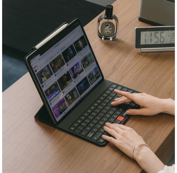 모키보 퓨전키보드 아이패드 케이스 2세대 MKB420A11 A12  블루투스 휴대용 무선 키보드 터치패드 애플 프로 11인치 12.9인치 갤럭시 탭 태블릿 호환