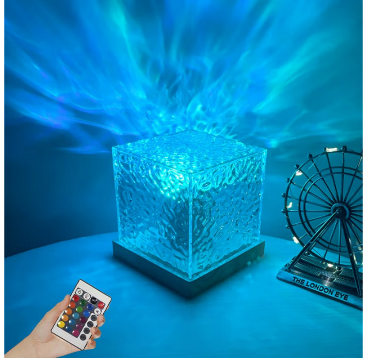 YOPENCE 물결 무선 LED 무드등 밝기조절 16색 수면등