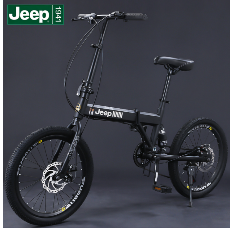 Jeep 미니벨로 20인치 접이식자전거 7단변속 뒷서스펜션 Jeep 미니벨로 20인치 접이식자전거 7단변속 뒷서스펜션