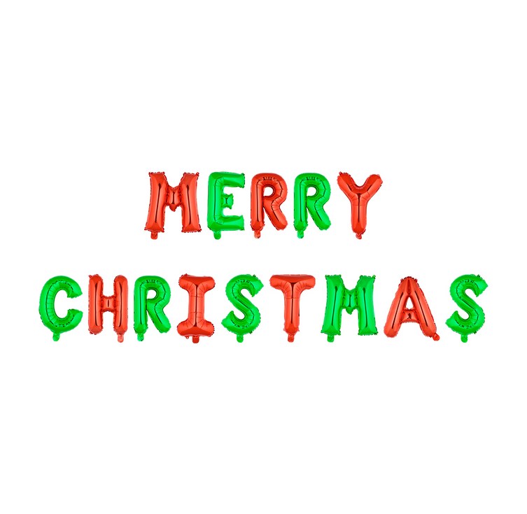 아트포유 메리 크리스마스 풍선 세트 MERRY CHRISTMAS