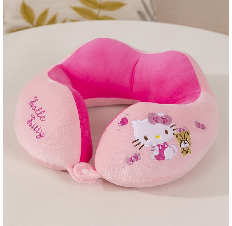 GOYES 산리오 시나모롤 기내용 목베개 여행용 목쿠션 귀여운 다용도 목베개 선물