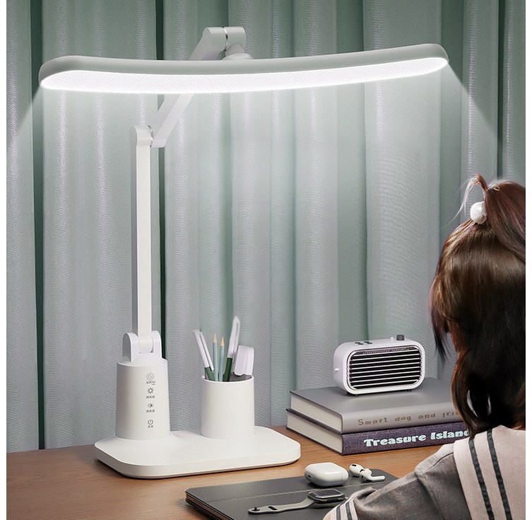 ALLILIO  스탠드 학습용 LED 와이드 스탠드 블루라이트 차단 시력보호 공부조명