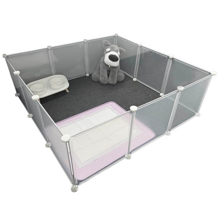 미스터추추 반려동물 울타리 12p, 투명, 1개