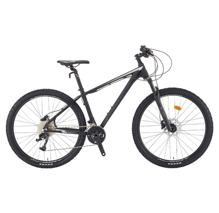스마트자전거 테트라 7XX MTB 2024년 69.9cm27.5인치 33단 유압식디스크브레이크 입문용 미조립, 1개, 180cm, M사이즈 무광블랙