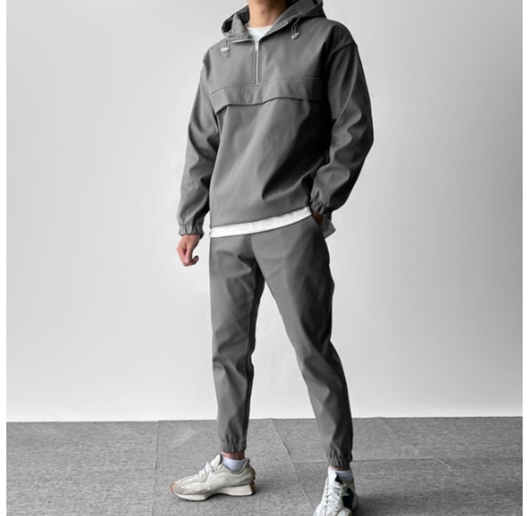 융기모M4XL 후드 아노락 남자 남성 겨울 본딩 조거 트레이닝 세트 빅사이즈